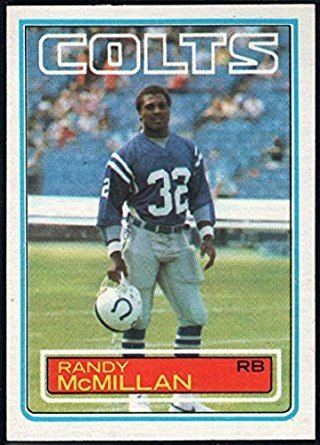 Randy McMillan Amazoncom Football NFL 1983 Topps 214 Randy McMillan Colts
