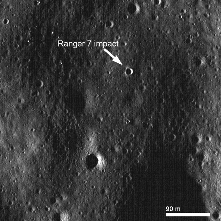 Ranger 7 Exciting New Images Lunar Reconnaissance Orbiter Camera