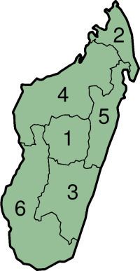 Ranked list of Malagasy provinces