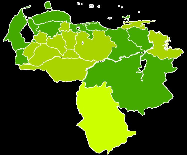 Ranked list of Venezuelan states