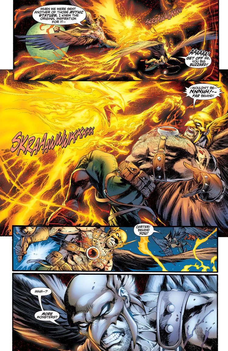Rann–Thanagar War Adam Strange and Hawkgirl strategise the Rann Thanagar War by Ivan