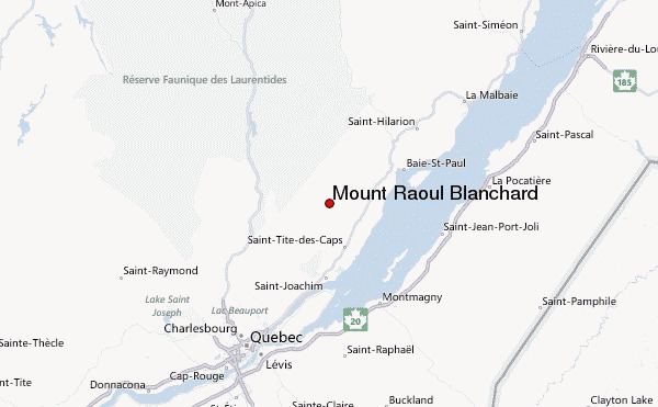 Raoul Blanchard Mount Raoul Blanchard Mountain Information