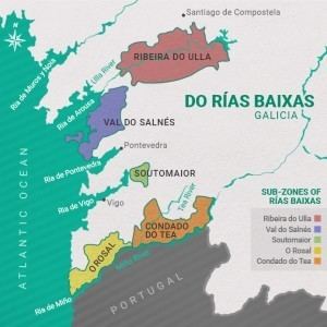 Rías Baixas (DO) Mapping the Region Ras Baixas