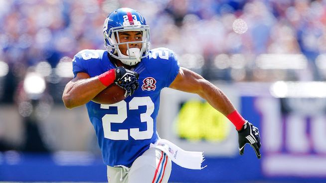 Rashad Jennings WATCH New York Giants Running Back Rashad Jennings Was a 270Pound