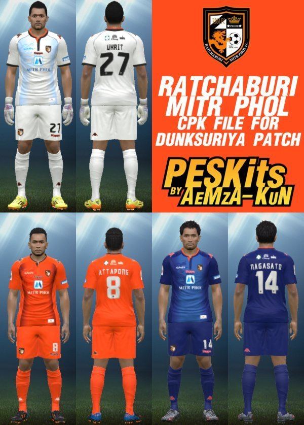 Ratchaburi Mitr Phol F.C. Ratchaburi Mitr Phol FC 2015 Kits by AeMzAKUN PES Patch