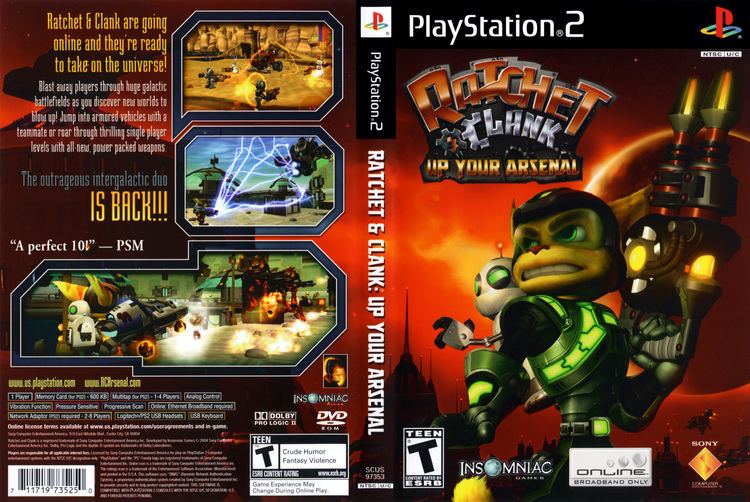 Ratchet & Clank: Up Your Arsenal wwwtheisozonecomimagescoverps2561jpg