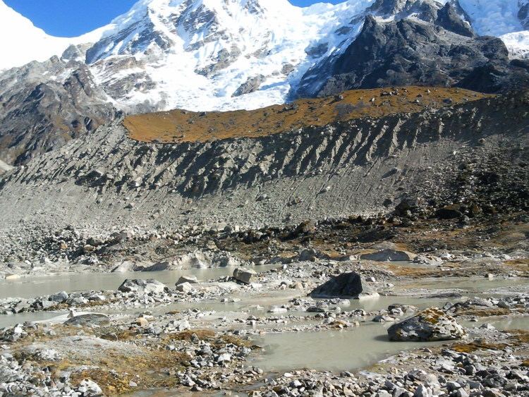 Rathong Glacier FileRathong Glacier from Dzongri La passjpg Wikimedia Commons