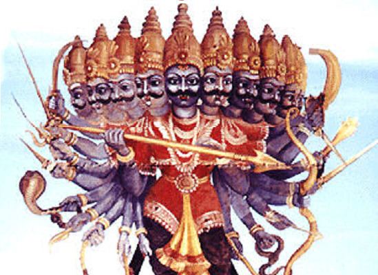 Ravana What does the ten heads of Ravana signify Quora