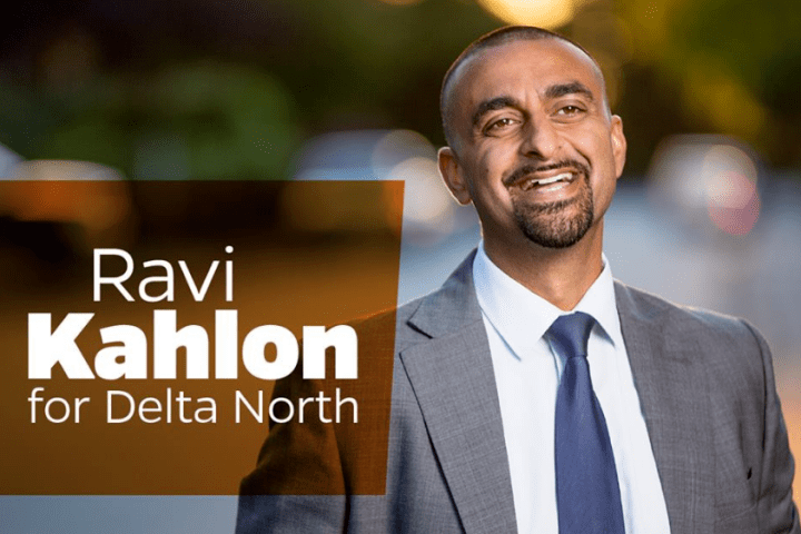 Ravi Kahlon BC election 2017 Ravi Kahlon elected in Delta North riding BC