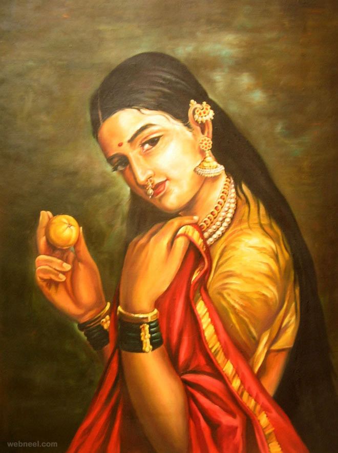 Ravi Verma 25 Best Raja Ravi Varma Paintings 18th Century Indian