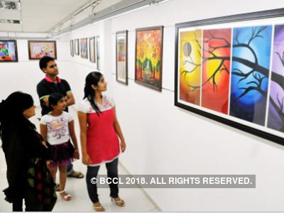 Ravishankar Raval Painting exhibition by Nature Jani at Ravi Shankar Raval Art Gallery