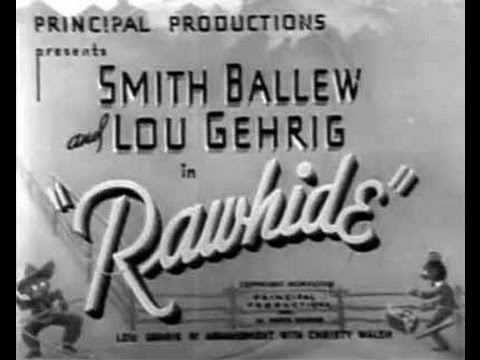 Rawhide (1938 film) Rawhide 1938 Full Western Movie with Lou Gehrig YouTube