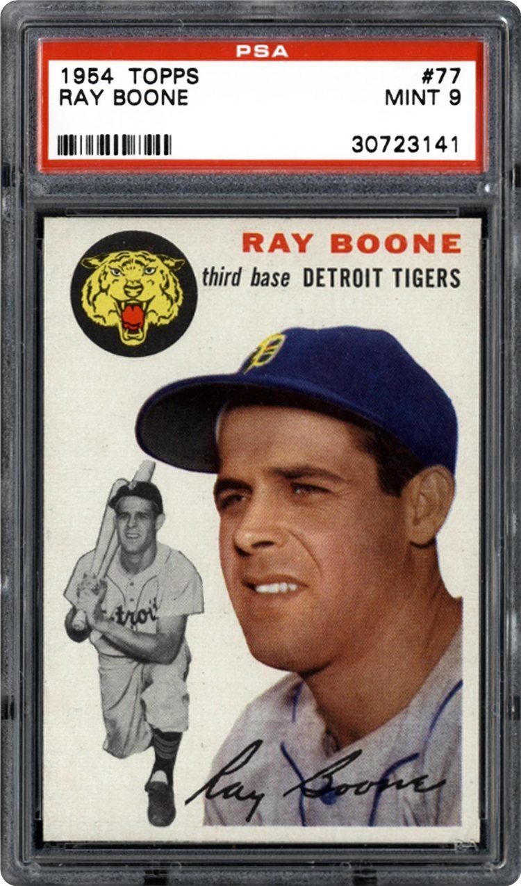 Ray Boone 1954 Topps Ray Boone PSA CardFacts