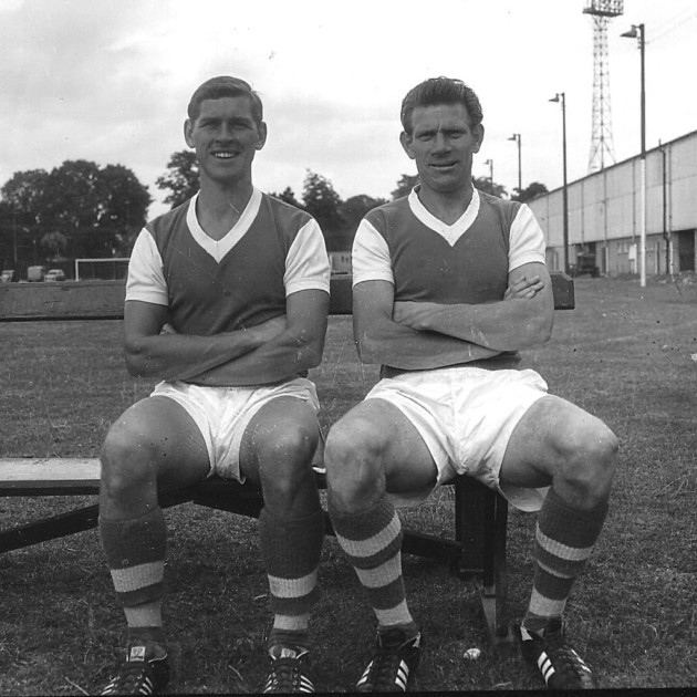 Ray Crawford Ted Phillips at 80 Duo were deadly Ipswich Town duo