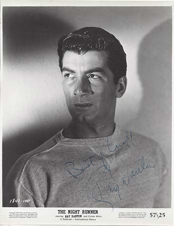 Ray Danton GOLDEN AGE AUTOGRAPHS Ray Danton