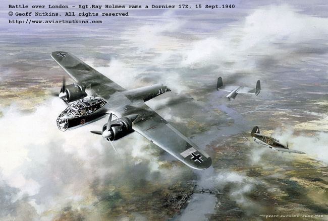Ray Holmes ASN Aircraft accident 15SEP1940 Hawker Hurricane Mk I P2725