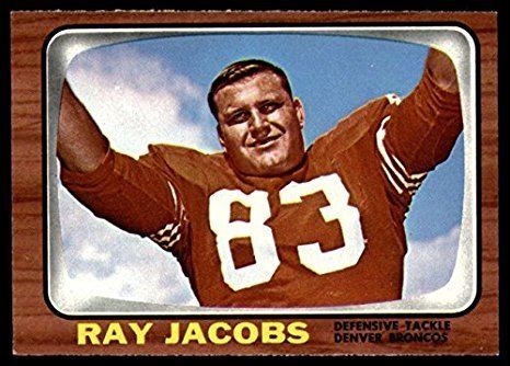 Ray Jacobs Amazoncom Football NFL 1966 Topps 37 Ray Jacobs NM Broncos
