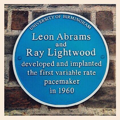 Ray Lightwood Leon Abrams and Ray Lightwood blue plaque in Birmingham Blue