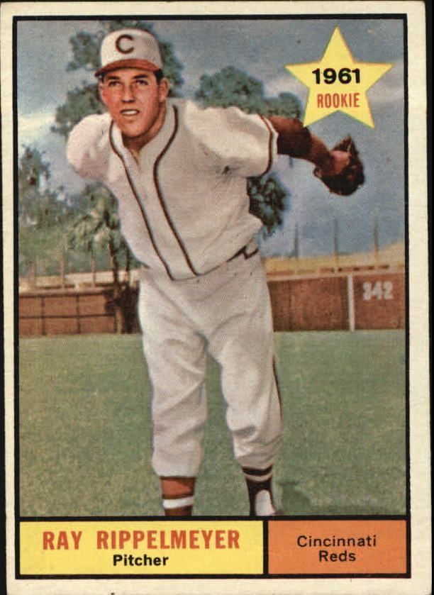 Ray Rippelmeyer 1961 Topps 276 Ray Rippelmeyer RC ROOKIE EXMT