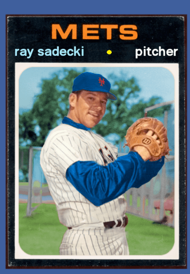 Ray Sadecki Mets Baseball Cards Like They Ought To Be Ray Sadecki 19402014