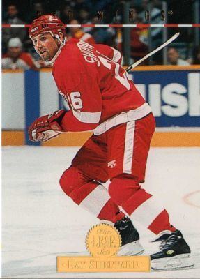 Ray Sheppard DETROIT RED WINGS Ray Sheppard 107 The Leaf Set 1994 Donruss NHL