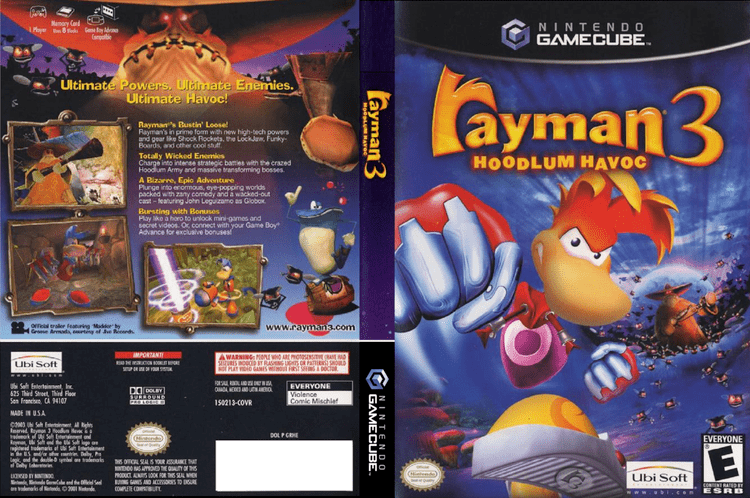 Rayman 3: Hoodlum Havoc GRHE41 Rayman 3 Hoodlum Havoc