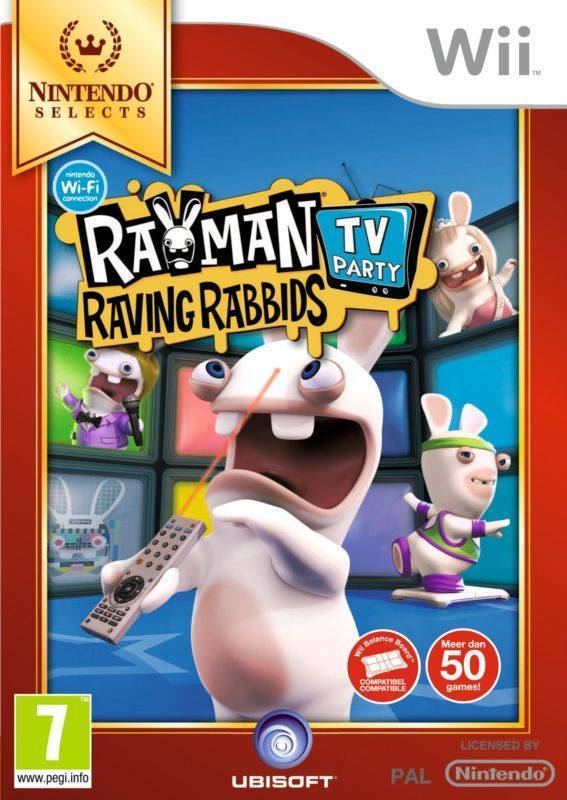 Rayman Raving Rabbids: TV Party Rayman Raving Rabbids TV Party Box Shot for Wii GameFAQs