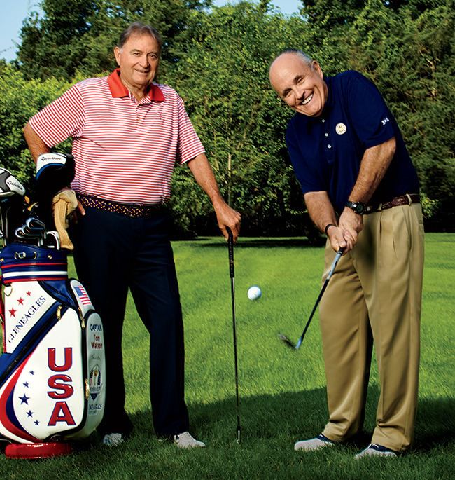 Raymond Floyd Rudy Giuliani and Raymond Floyd on Representing the US at the Ryder Cup