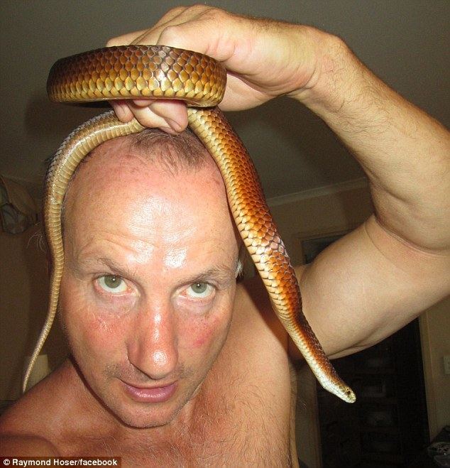 Raymond Hoser Handler let snakes bite his daughter SEVEN times during a