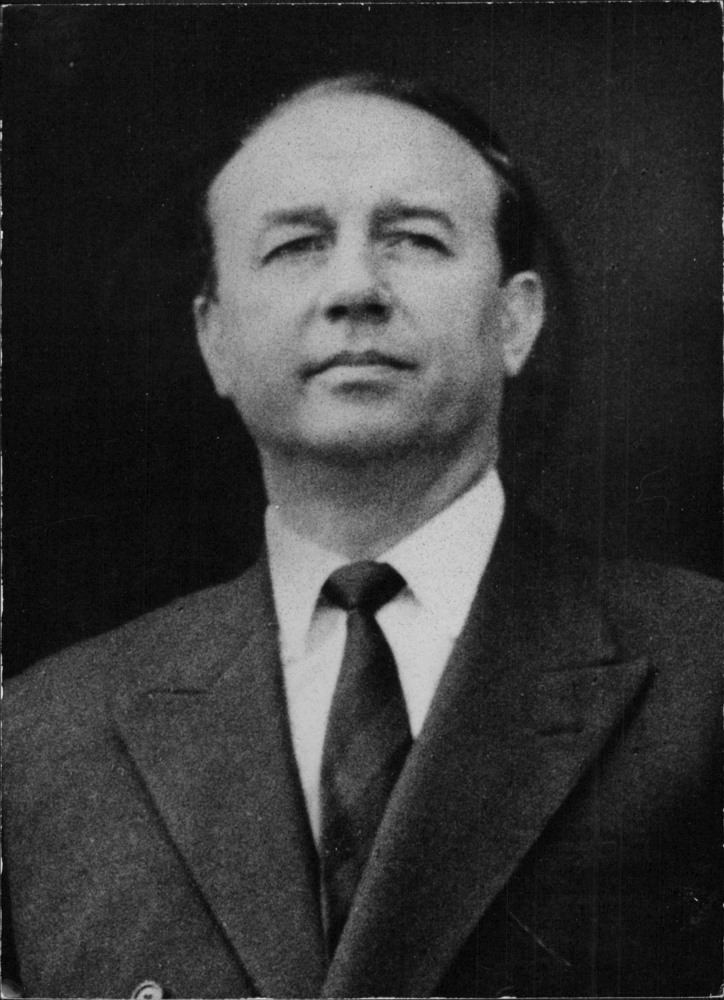 Raymond Marcellin French politician Raymond Marcellin in a portrait IMS Vintage Photos