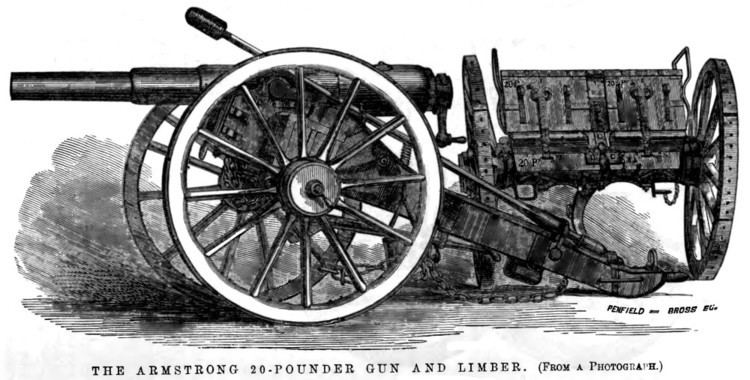 RBL 20 pounder Armstrong gun