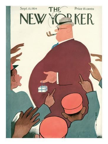 Rea Irvin The New Yorker Cover September 15 1934 Poster Print by