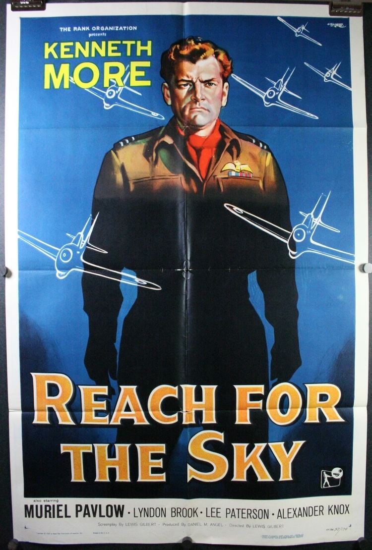 Reach for the Sky REACH FOR THE SKY Original WW2 Film Poster starring Kenneth More