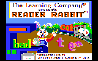 Reader Rabbit What is the Apple IIGS gt Reading and Writing gt Reader Rabbit
