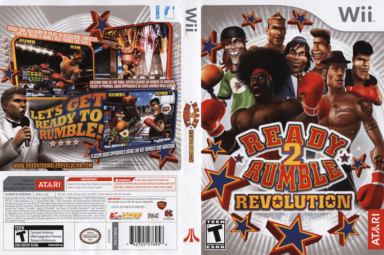 Ready 2 Rumble: Revolution artgametdbcomwiicoverfullHQUSRR5E70png