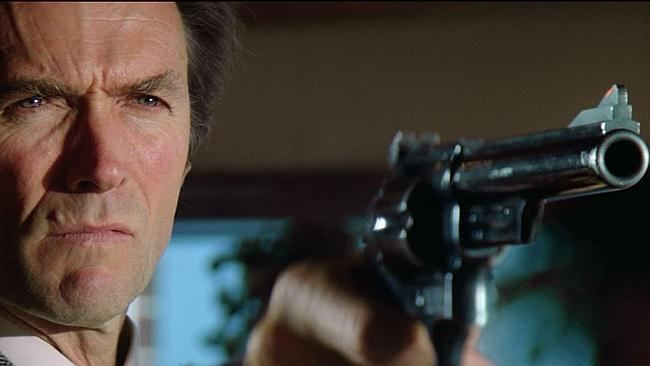 Ready, Set, Zoom! movie scenes Clint Eastwood s detective Harry Callahan saves the day as would be bandits terrorise cus