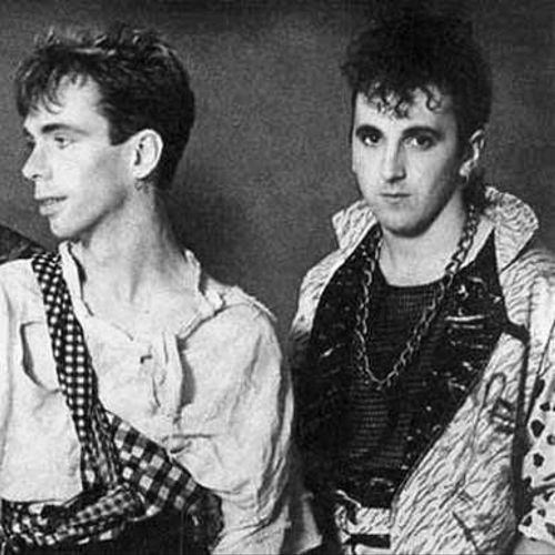 Members of the Real Life pop band, David Sterry and Danny Simcic.