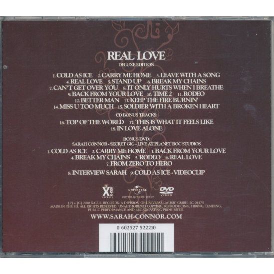 Real Love (Sarah Connor album) wwwmusicbazaarcomalbumimagesvol5411411603