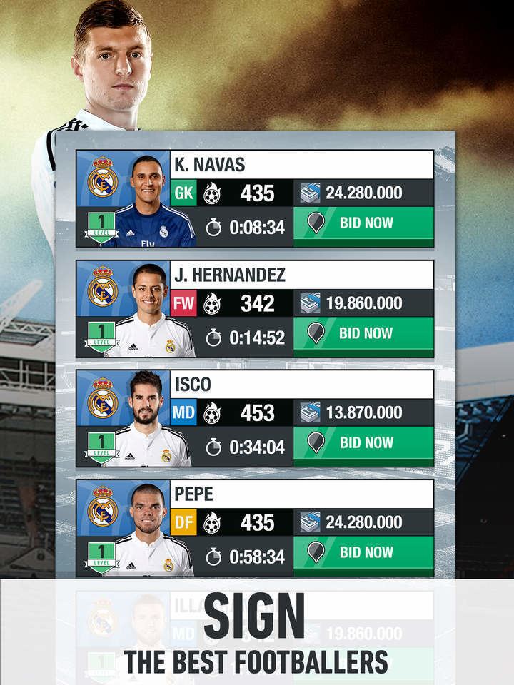 Real Madrid Fantasy Manager Real Madrid Fantasy Manager 2017official game Apps 148Apps