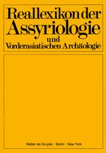 Reallexikon der Assyriologie httpswwwdegruytercomdoccovers16013jpg