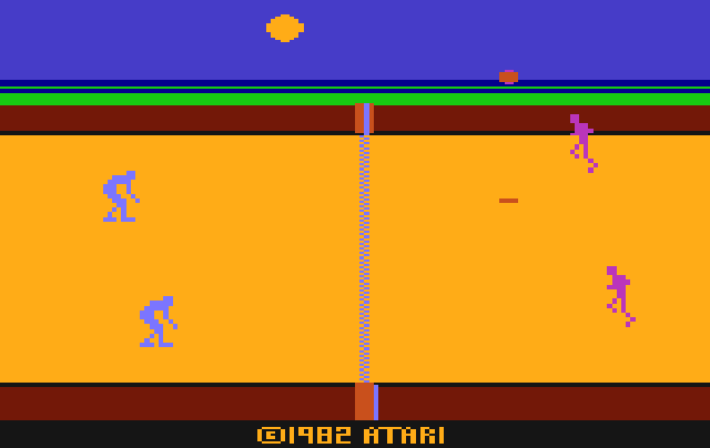 RealSports Volleyball AtariAge Atari 2600 Screenshots RealSports Volleyball Atari