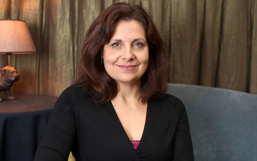 Rebecca Front Rebecca Front interview 39I can appear on Have I Got News