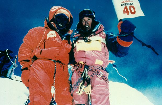 Rebecca Stephens Helping Rebecca Stephens conquer Everest Chris Fenn