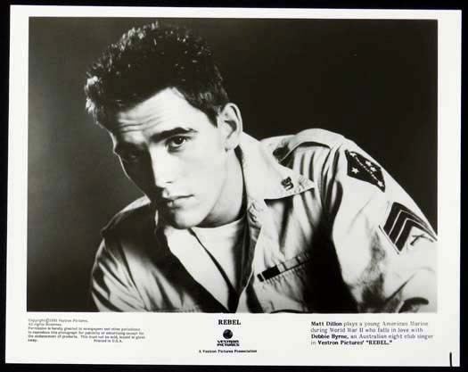 Rebel (1985 film) REBEL 1985 Matt Dillon Bryan Brown Debra Byrne Original Movie Still 1