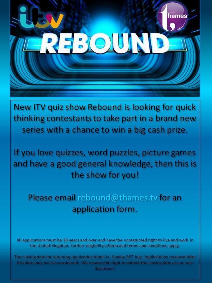 Rebound (game show) Rebound new quiz looking for contestants Bother39s Bar