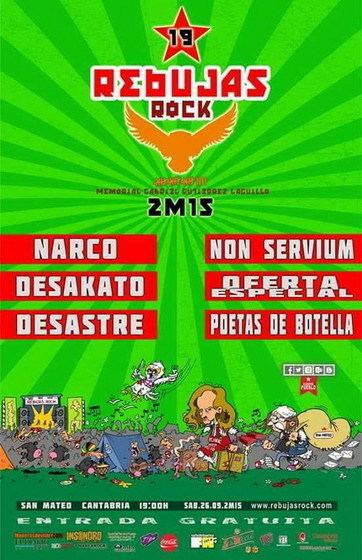 Rebujas Rock Cartel del Rebujas Rock 2015