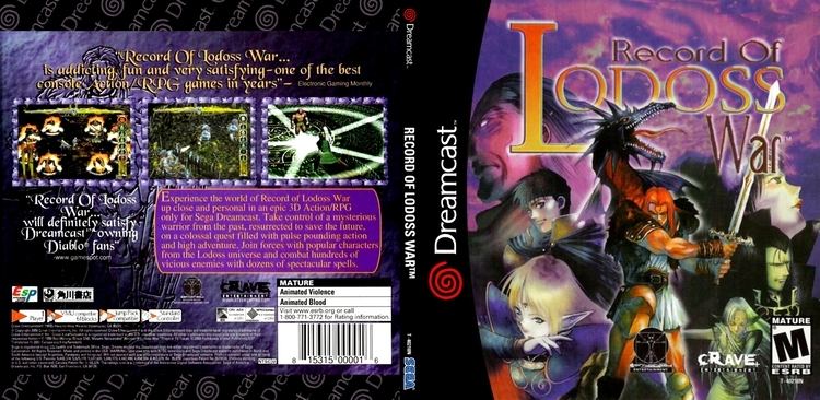Record of Lodoss War: Advent of Cardice Record of Lodoss War USA ISO lt DC ISOs Emuparadise