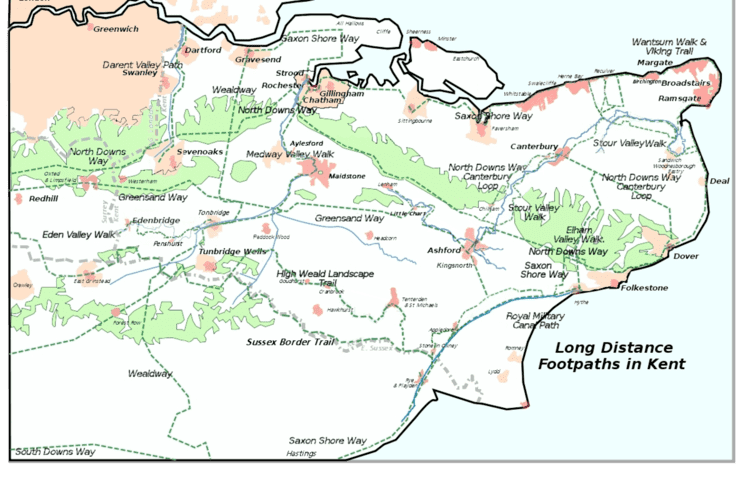 Recreational walks in Kent