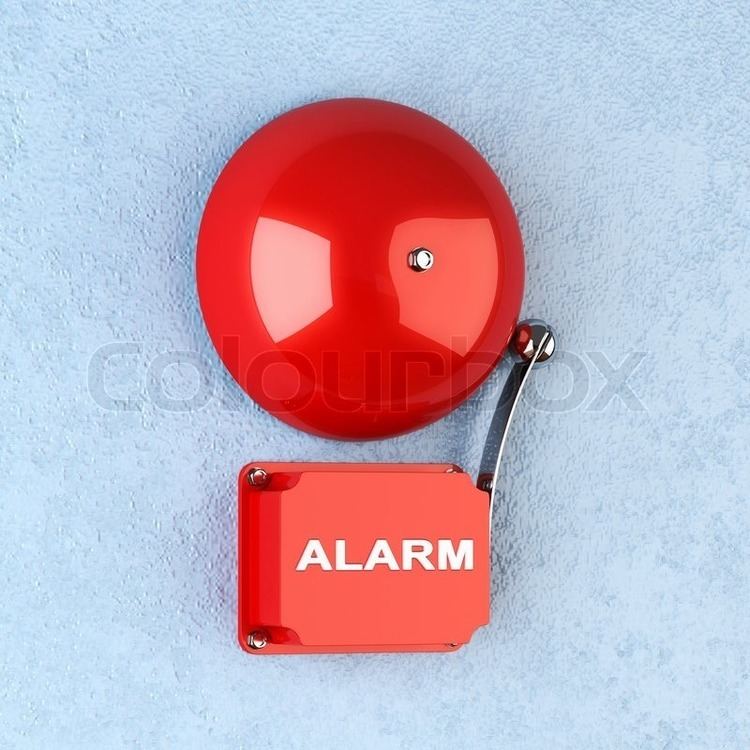 Red Alarm Red alarm Stock Photo Colourbox