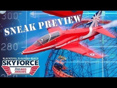 Red Arrows Sky Force Red Arrows Skyforce Testing Phase Blackpool Pleasure Beach YouTube